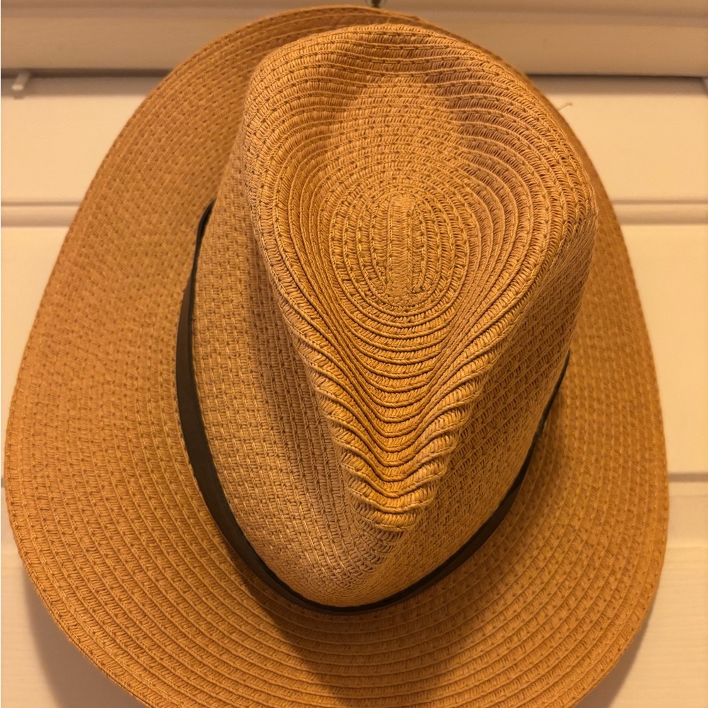 Straw Fedora Style Hat